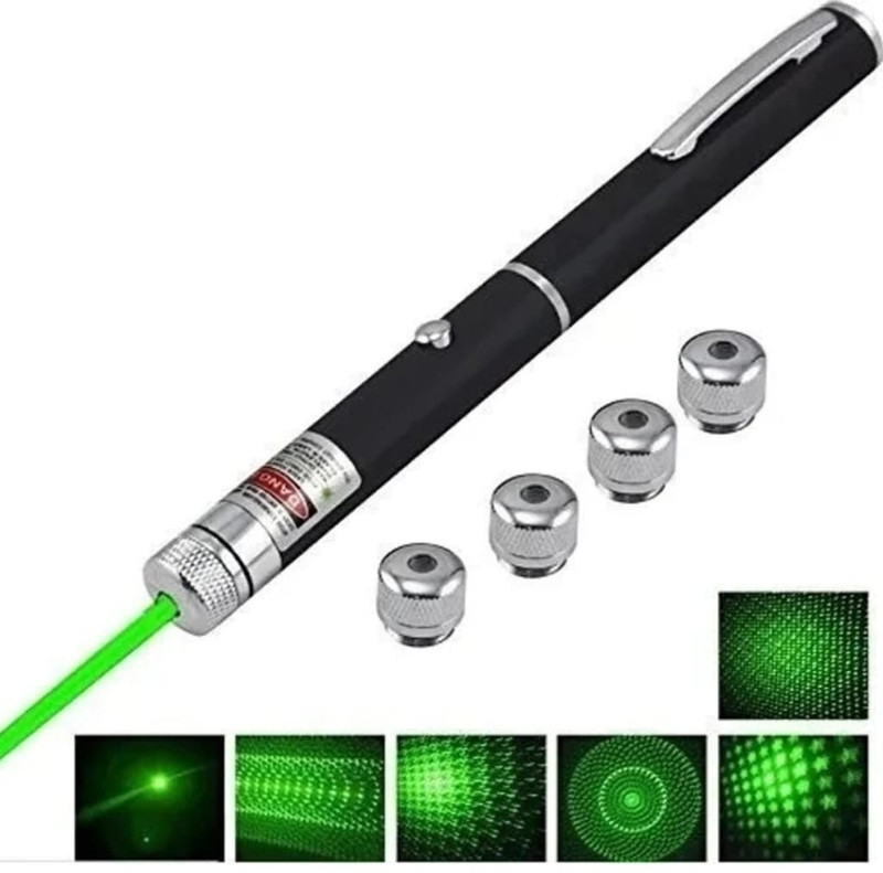 LVS LASER LIGHT Pointer With Different Colour & Modes(650 nm, Black)