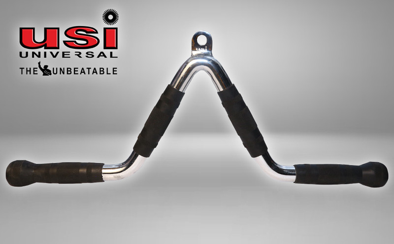 USI UNIVERSAL CAPLBL Pro Lat Bar Large, Cable Machine Attachment For Gym Lat Pulldown(100 kg)