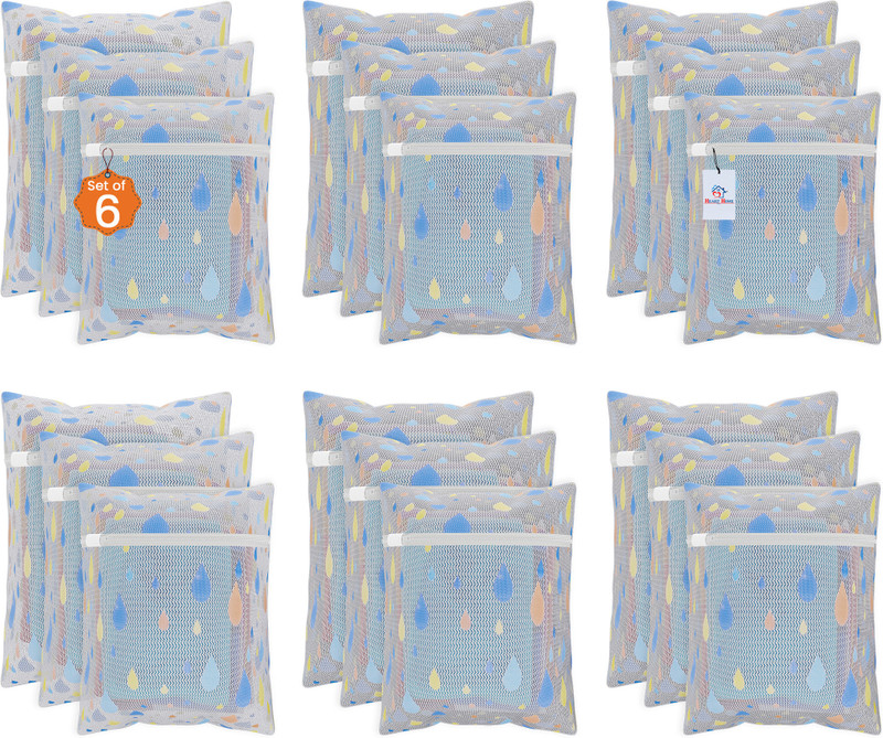Heart Home 2 L White Laundry Bag(Polyester)
