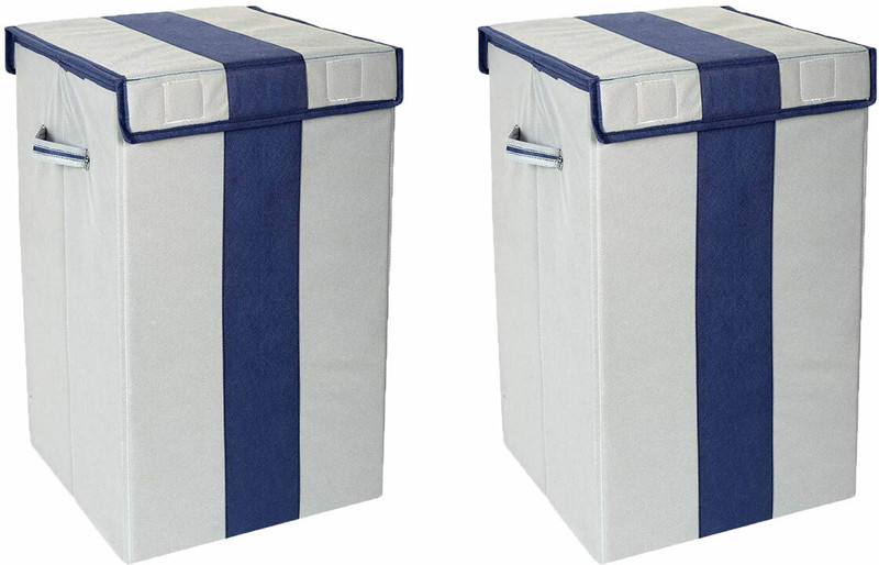 Crownsy 68 L Grey Laundry Bag(Non-Woven)