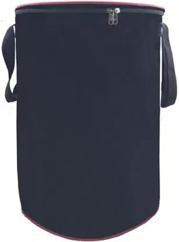 SH NASIMA 55 L Black Laundry Basket(Nylon)