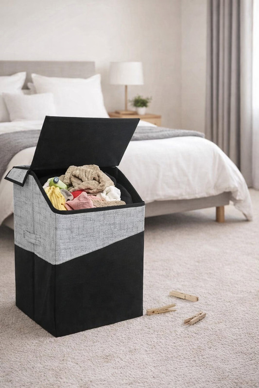 CUTBAZZ Jute 1120 Beige Brown Storage Basket(Pack of 1)