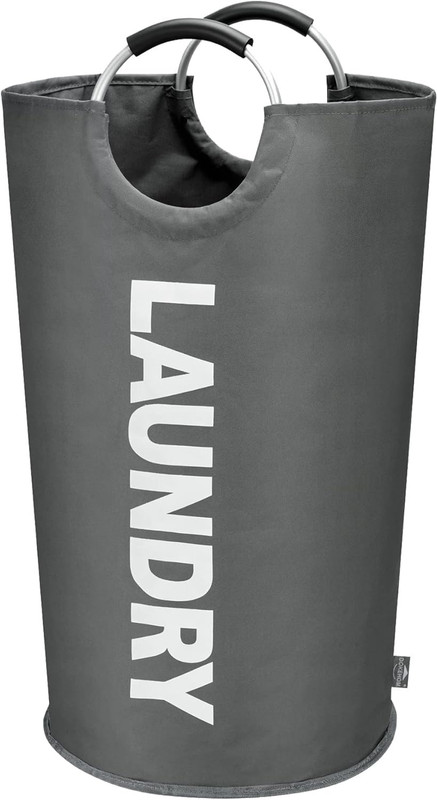 Waji Va 45 L Grey Laundry Basket(Canvas)