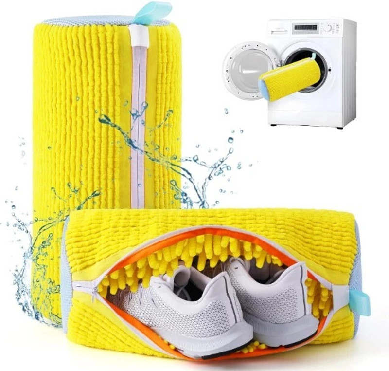 whitehorse Shoe Washing Machine Bag Laundry Trolley(Yellow)