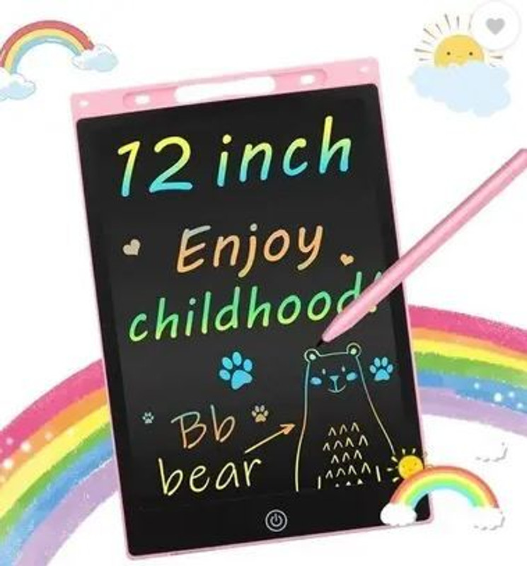 RGP Enterprises 12'' LCD Writing Tablet For Kids(Multicolor)