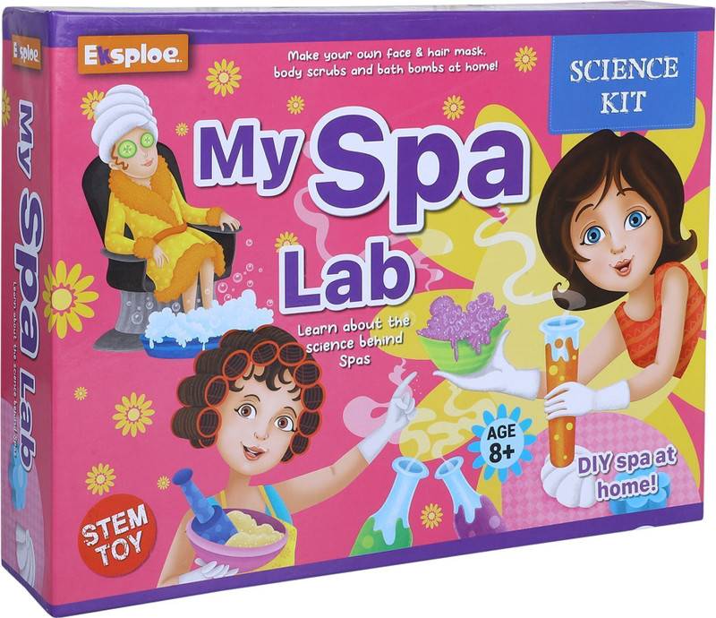 EKSPLOE My Strawberry Slime Lab DIY STEM Science Experiment Kit Ages 8+(Multicolor)