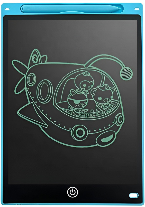 NOVELTY LCD Writing Tablet/pad 12 inches | Electronic Writing Scribble Board for Kids(Blue)