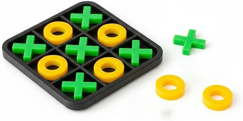 capers Tic Tac Toe Board Game(Black)