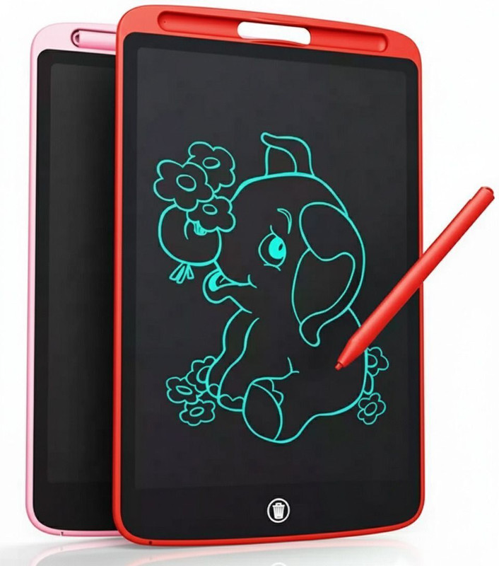 Miboo LCD Writing Tablet for Home School, Writing Tablet | Best Gift for All(Red)