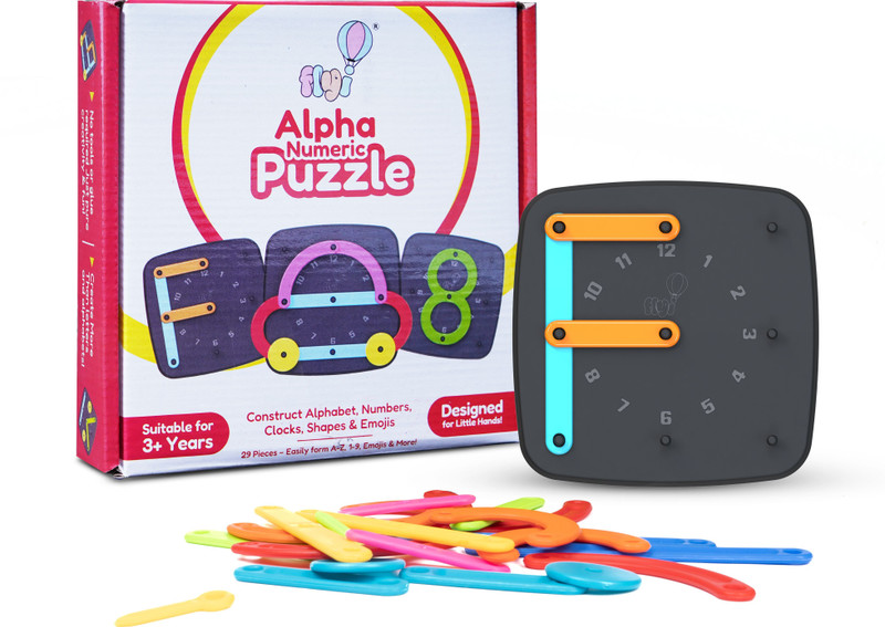 FLYI Alpha Numeric Puzzle Toys for Kids | Alphabet Numbers Puzzle Toys For Kids(Multicolor)