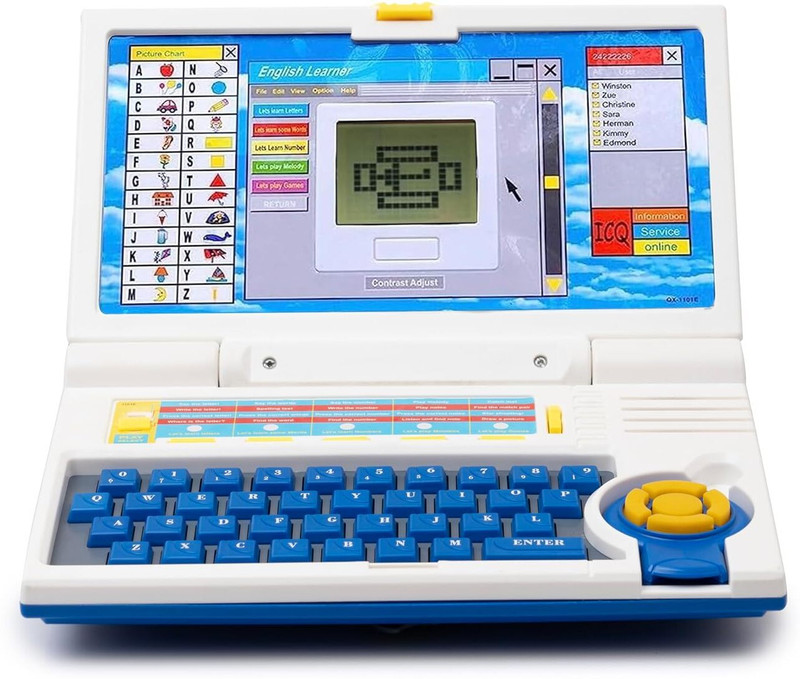 SavanShree Laptop Notebook Toy with 20 Fun Activity Learning Modes to Learn(Multicolor)