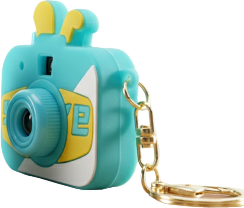 Echoshop Mini Camera Kids Toy for Toddlers, Cute Cartoon Pretend Play Camera(Blue)