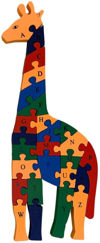 Revcoz Giraffe Wooden A to Z Puzzle, Number Puzzle(Multicolor)