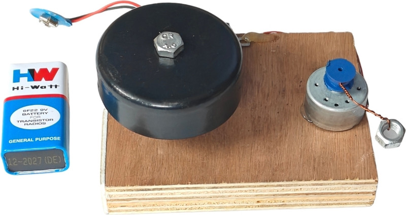Esptronics Electric Bell for School Science Project Working Model Ready Made Students(Multicolor)