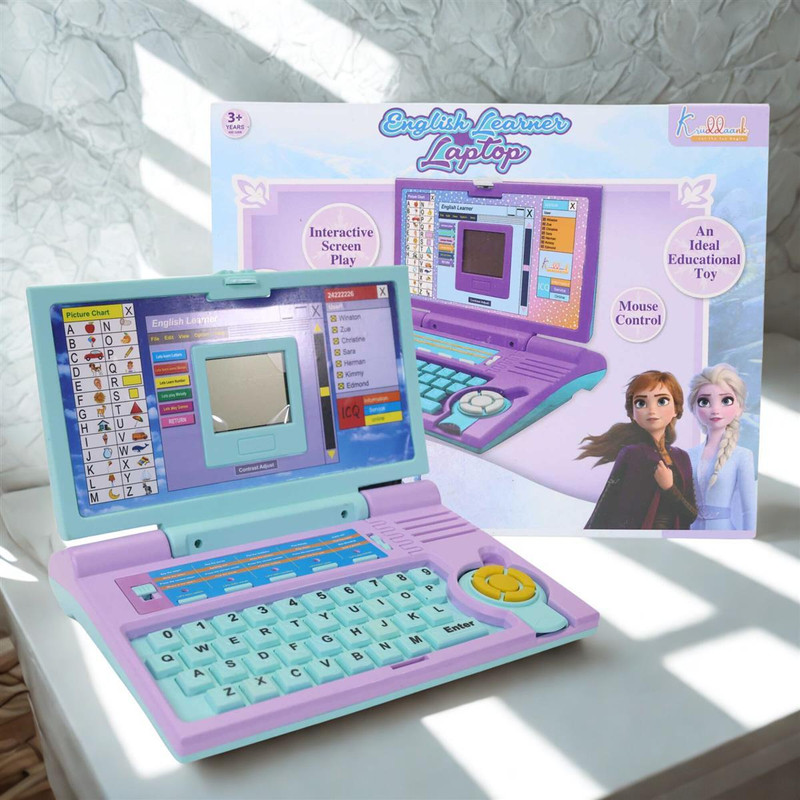 Kriiddaank Frozen Educational Laptop for Kids with 20 Learning Activities(Blue)