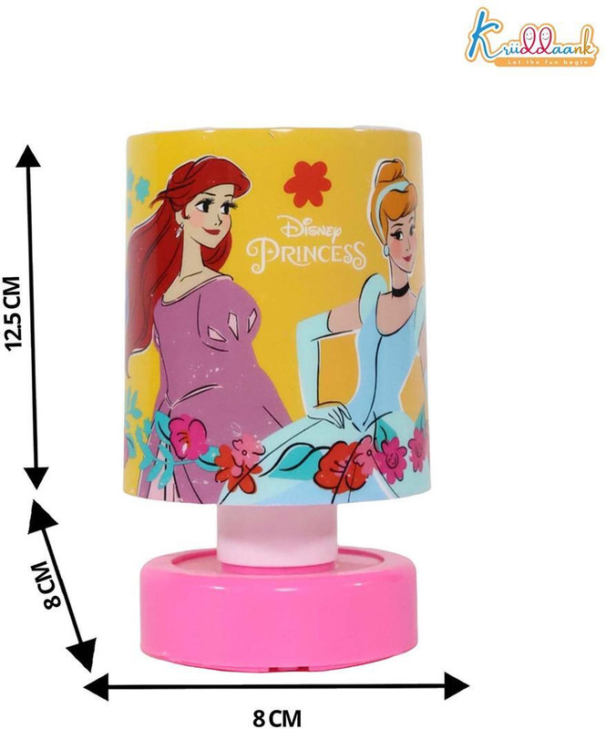 DISNEY Princess LED Desk Lamp Push & Glow Mini(Multicolor)