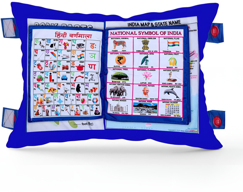 Ruffo Soft Cloth Book for Kids – India, Months & Transport(Multicolor)