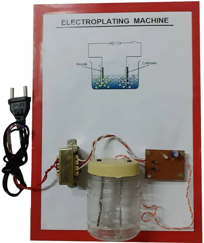 MELODY's Electroplating Machine Working Model for Chemistry Science School Project(Multicolor)