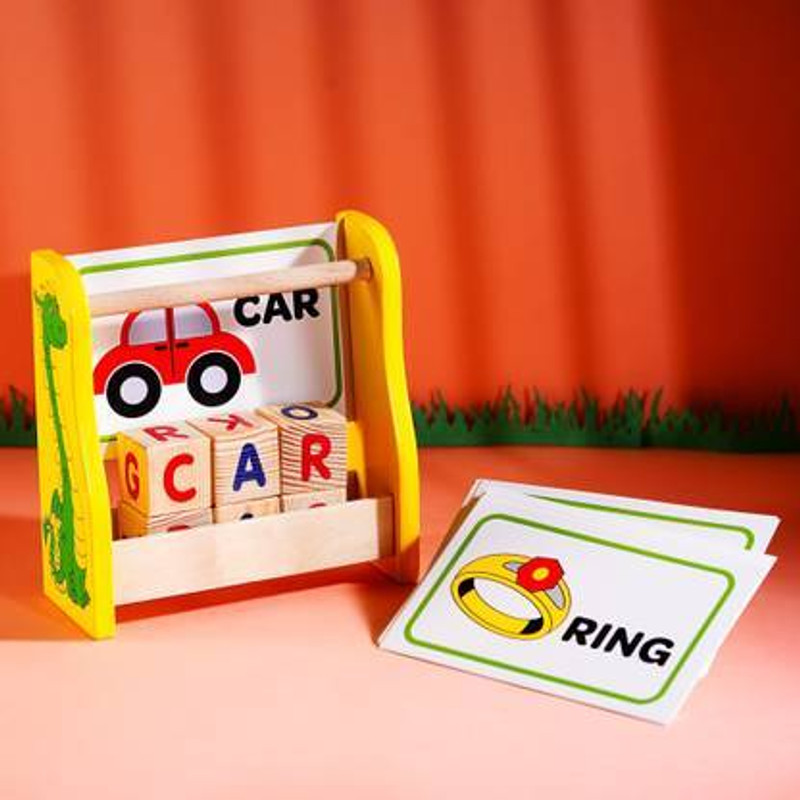 SmartBee Toys Matching Spelling Letter & Reading Montessori Game Phonics Learning Set For Kids(Multicolor)