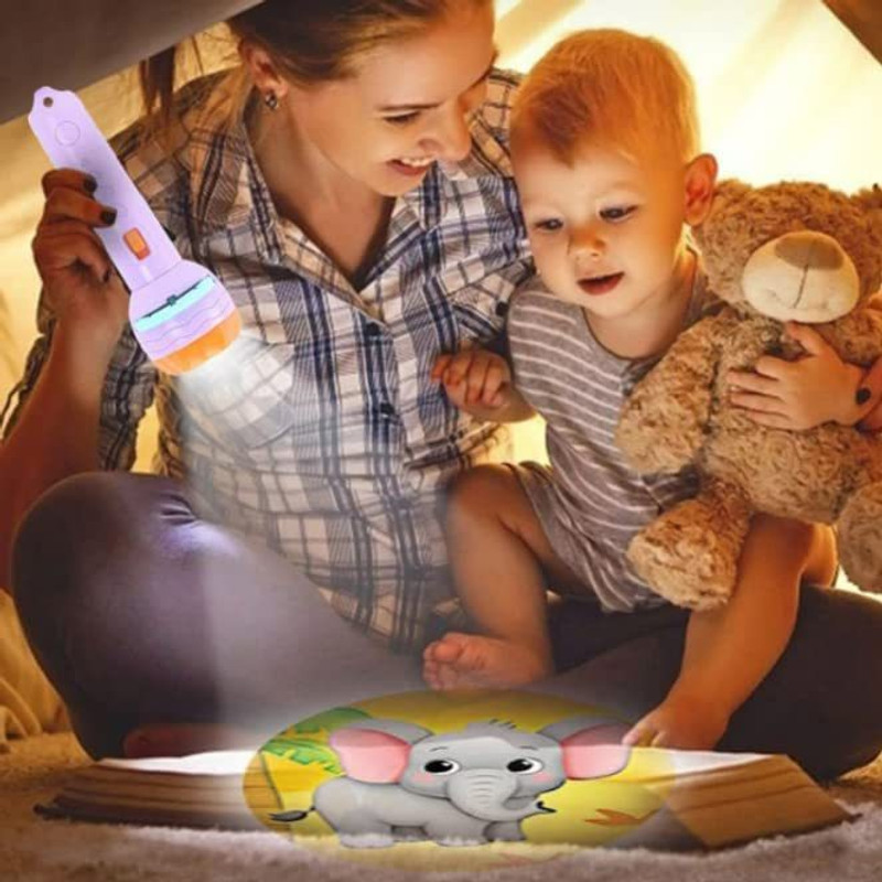 skyunion Torch | Baby Sleeping Projector Flashlight with 3 Image Reels Projection(Multicolor)