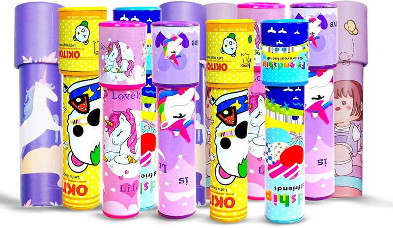 Wembley Kaleidoscopes Birthday Return Gifts Patterns Visual Learning Pack 12, Assorted(Multicolor)