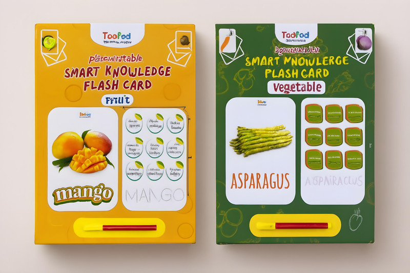 Todfod Early Learn Fruits & Vegetables Flash Cards for Kids(Multicolor)