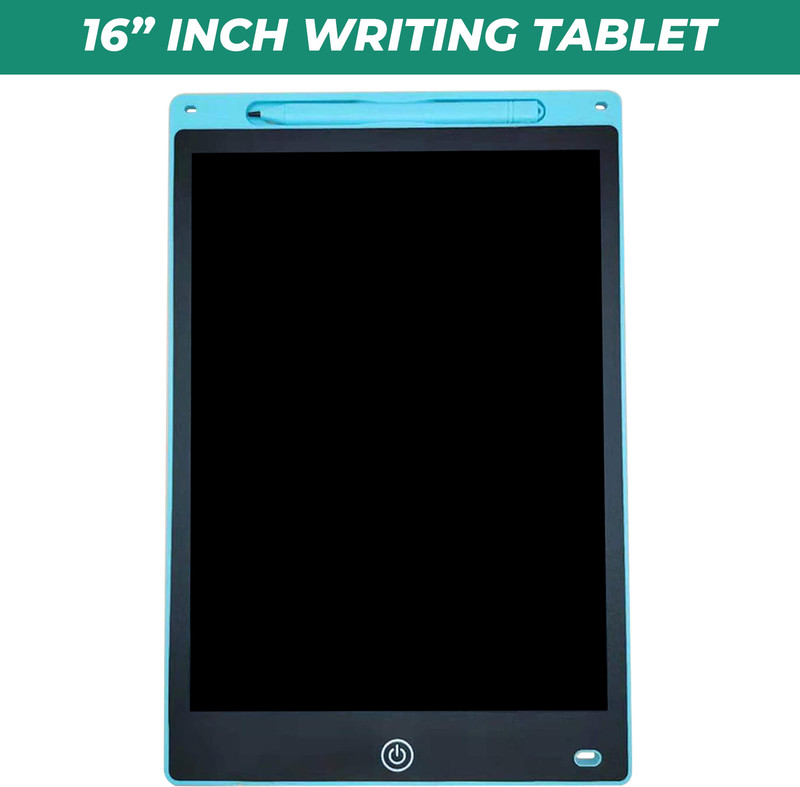 MOOZMOB 16 Inch Writing Pad with Stylus Pen Tab for Kids Big Size Writing Slate Board(Blue, Black)