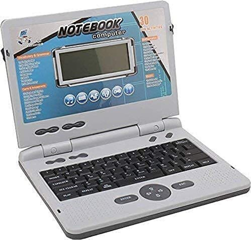 GOSHOPPE ENTERPRISES Laptop Toys Notebook Computer Toy for Kids Include Mouse for Kids(Multicolor)