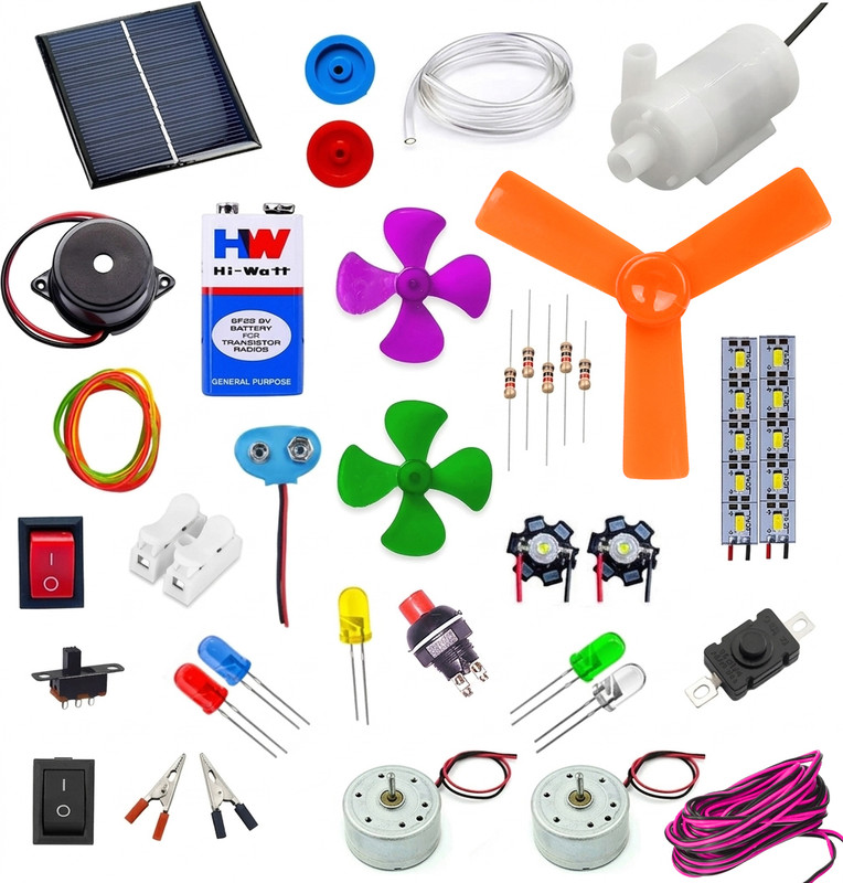 NEXT GEEK Solar Power Water Pump Simple Circuit Buzzer(Multicolor)