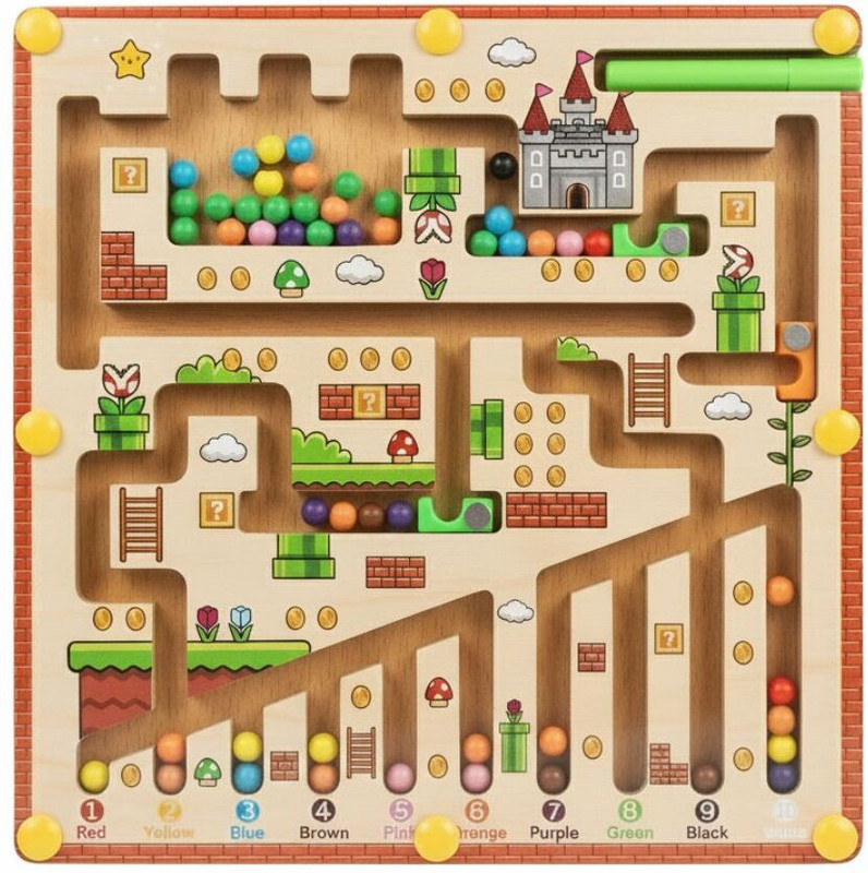 TinyTonsmart TinyTon Smart Magnetic Maze Explorer(Brown)