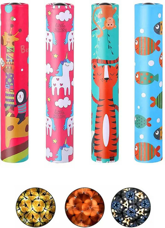 Webby Kaleidoscope Magical Educational Science Toy, 4 Pieces(Multicolor)