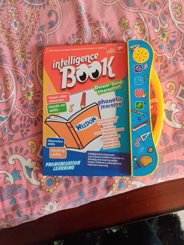 KC COLLECTION E book ABCD Alphabet, Rhymes, Educational Sound Toy(Multicolor)