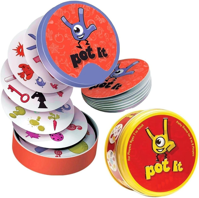 Super Toy Dobble Spot It Matching Card Game for Kids and Adults | Fun Visual Puzzle Game(Multicolor)