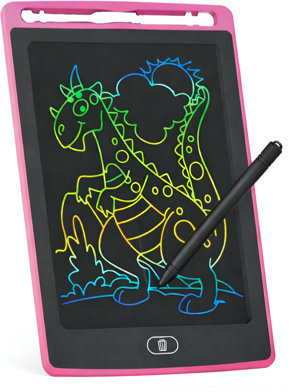 Iberls Portable 8.5 Inch LCD Writing Tablet Reusable Drawing Pad for Kids & Adults(Pink)