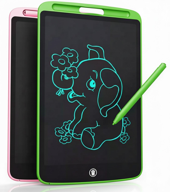 Miboo 8.5 Inch LCD Writing Slate Digital Paperless Notepad Quick Erase(Multicolor)