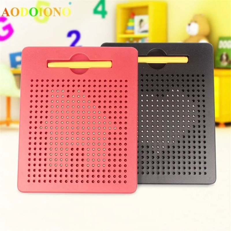 MHAX Magnetic Drawing Board for Kids with Pen & Pattern Cards Toy(Multicolor)