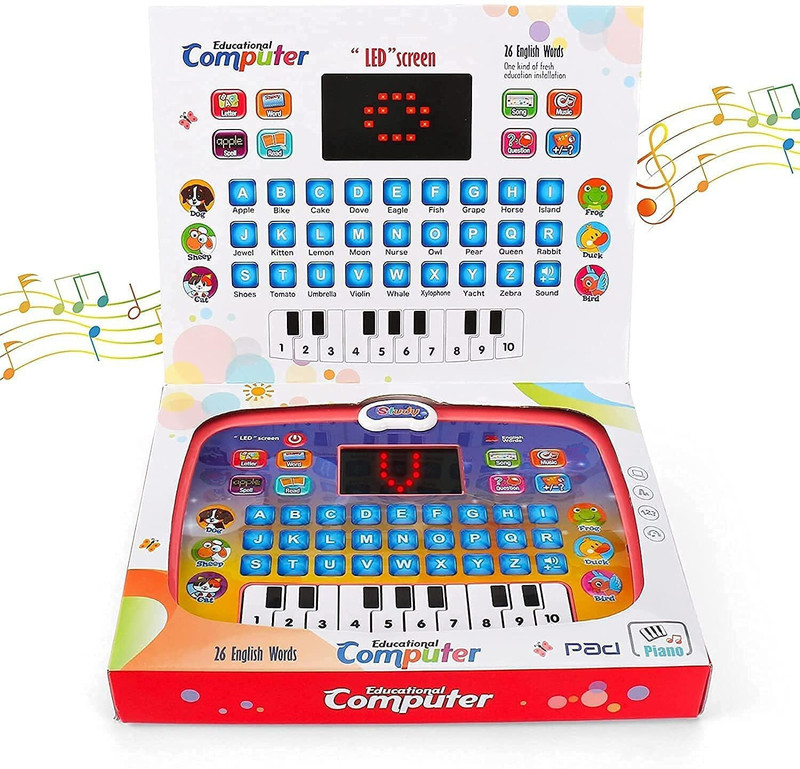 mega shine Educational Toy Learning Tablet Toddler Computer Toy(Multicolor)