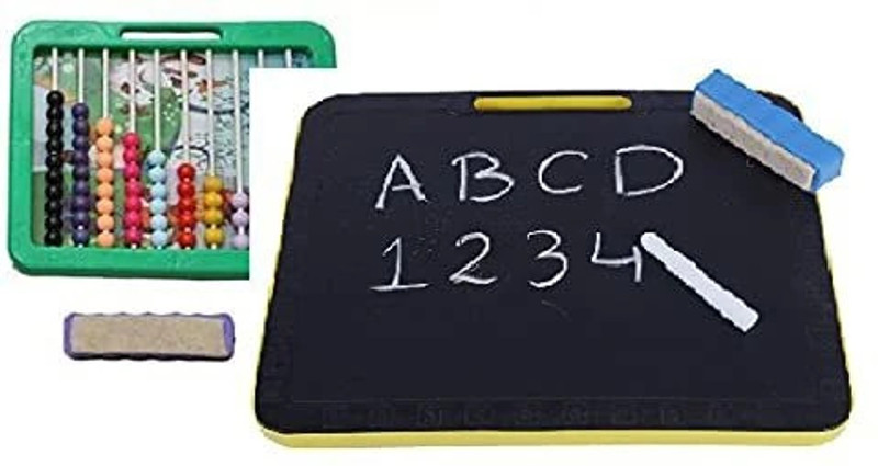 JOEJOE Classic Counting Slate 2 in 1. Enhances Counting and Writing Skills(Multicolor)