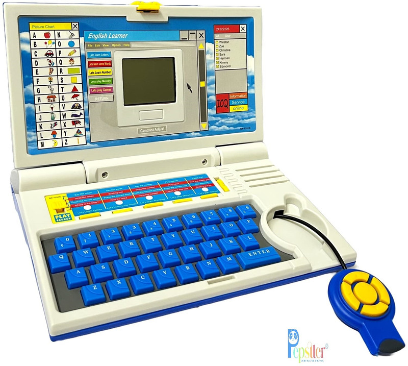 SNISH SIGNATURE LCD Display 20 Activity Education Laptop Computer Toy with Mouse U& LCD Display(Multicolor)