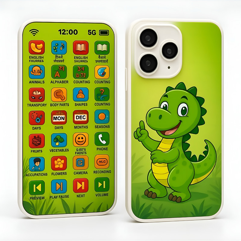 joymax Early Learning Educational Rechargeable Toy Phone For Kids with 28 Functions(Multicolor)