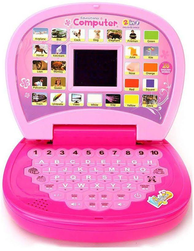 Dream bigger collection Electronic Educational Computer Laptop Toys for Kids.(Multicolor)
