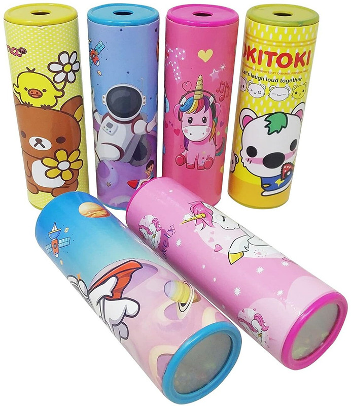 Spocco Kaleidoscopes Educational Fun Toy Birthday Party School 6 Pc KS4(Multicolor)