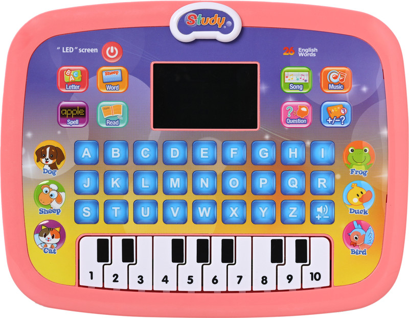 AEXONIZ TOYS English-Spanish Toddler Learning Tablet. Musical Educational Toy for Kids(Multicolor)