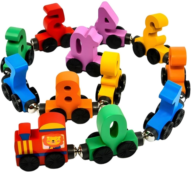 Nuwishtek Magnetic Train Number(Multicolor)