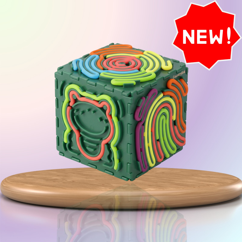 CountryLink Silicone Maze Board Kids Stress Relief Learning Toy(Multicolor)
