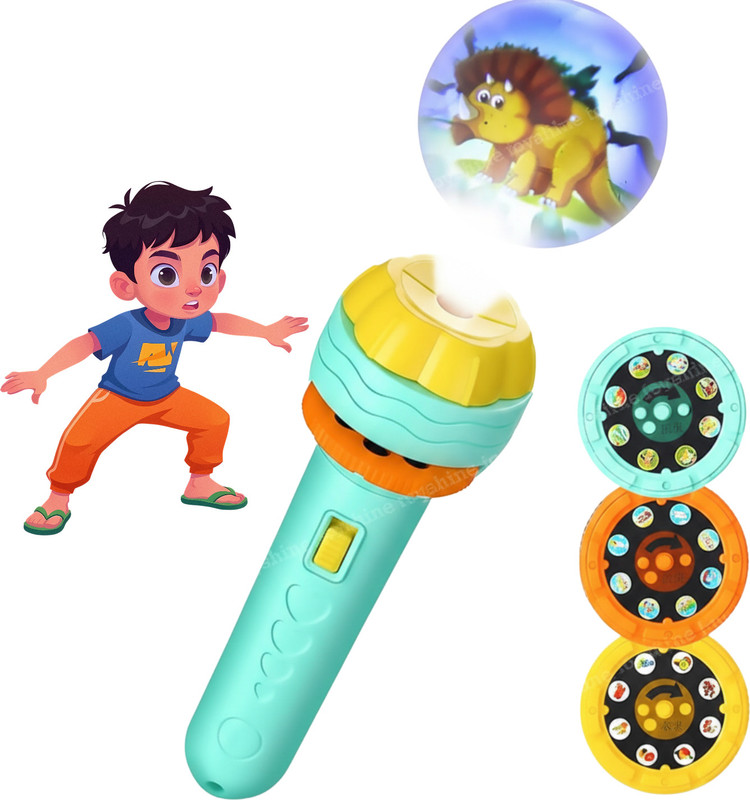 Echoshop BrightBuddy Kids Projector(Multicolor)