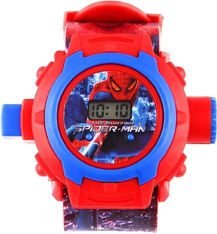 Eazytobuy Spiderman projector watch for kids toys for kids game for kids kidmania(Red)