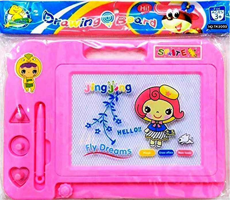 ShubhKraft Children Magic Slate Pen Doodle Pad Eraser Drawing Easy Reading Writing Learning Graffiti Board Kids Educational Toy Magnetic Painting Sketch Pad.(Multicolor)