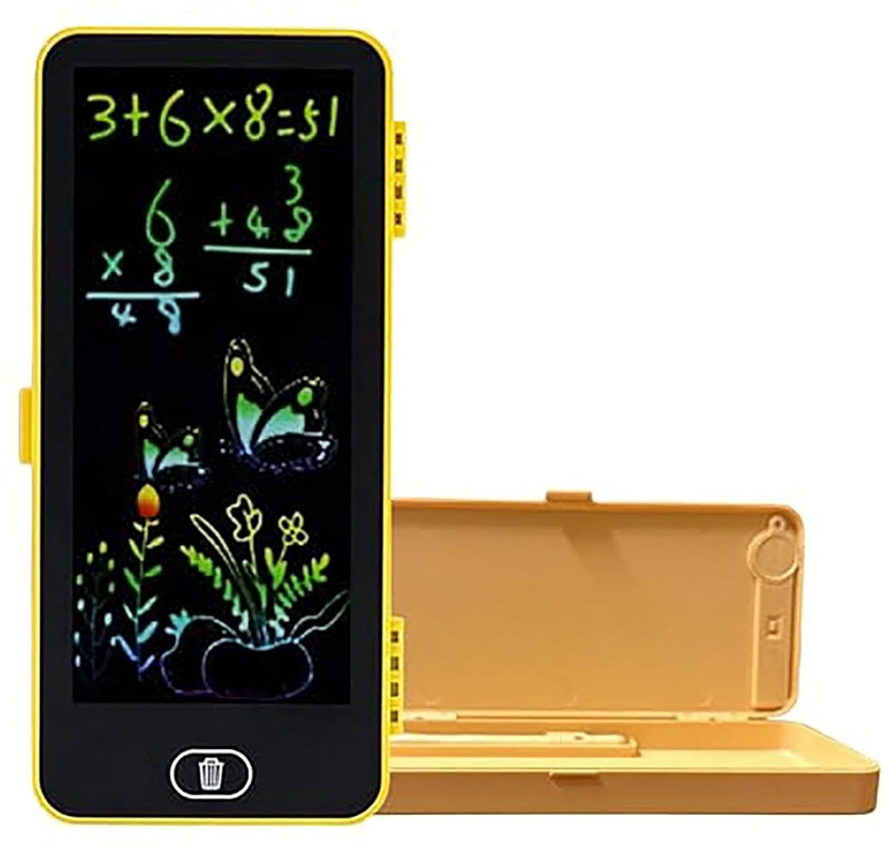 Kidzblend 2 in 1 Pencil Box Cum Educational LCD Tablet Toy for Kids with Pen(Multicolor)