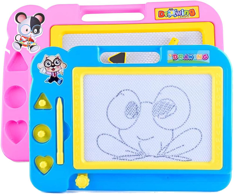 P S Galaxy Erasable Drawing Board Magic Slate For Kids, Preschoolers - Color as per Stock(Multicolor)